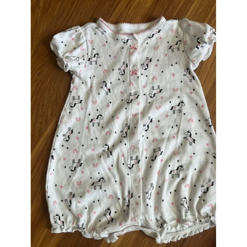 Simple Joys by Carter's Baby Girl 3  Snap-Up Rompers - Size 18 M